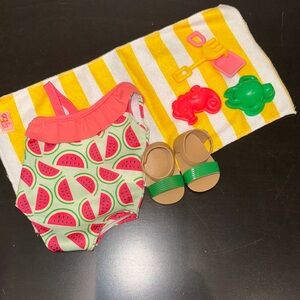 Our Generation Doll Beach Set
